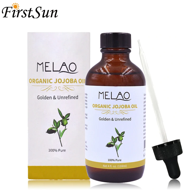 

118ml Jojoba Oil Organic Natural Essential Oil for Moisturize Hydrated Fade Wrinkles Blackhead Removal Massage Oil SPA Base Oil