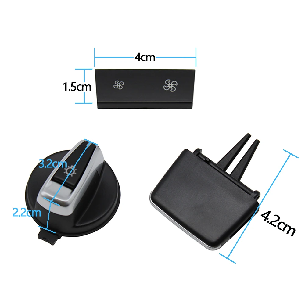 E90 Car Interior Accessories Front AC Air Vent Grid Slider Clips Repair Kit Ac Button For BMW 3 Series E90 E91 E92 E93