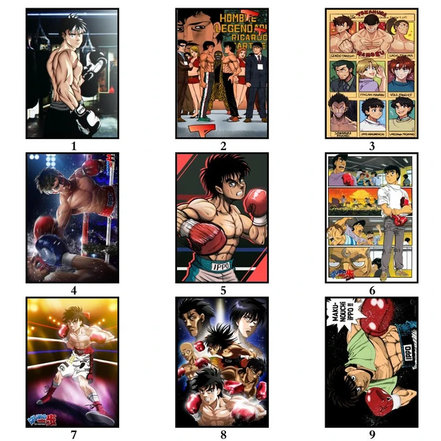  SILIAN No Ippo Hajime Anime Role Makunouchi Ippo Poster  Artworks Picture Print Poster Wall Art Painting Canvas Gift Decor Home  Posters Decorative 12x18inch(30x45cm): Posters & Prints