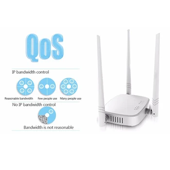 

300mbps High Power Wireless Router wifi Repeater 300mbps Wifi Range Extender Amplifier 3*5dbi 3 LAN Port Signal Booster