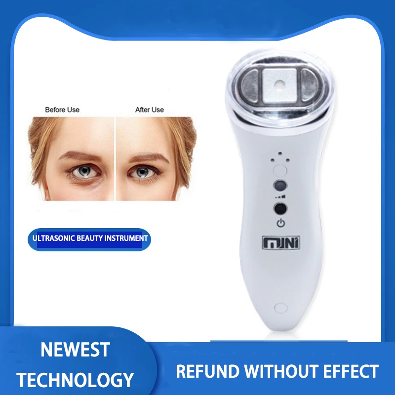 

Ultrasonic Mini Hifu High Intensity Focused Ultrasound Facial Lifting Machine Face Lift RF LED Anti Wrinkle Skin Care Spa Beauty