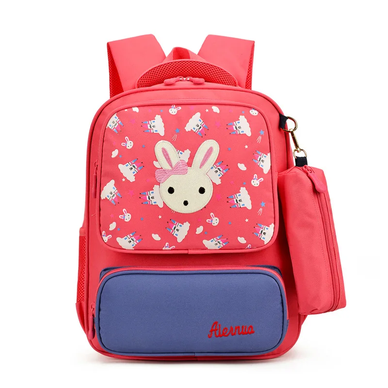 

British Style Children Backpack Men's Training Courses Waterproof Wearable New Style Schoolbag for Elementary School Students