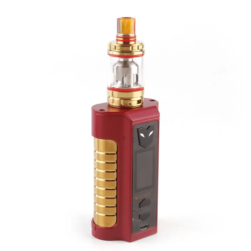  Genuine Sigelei MT Starter Kits 220w TC Box Mod with Revolvr Tank Dual 18650 Top Adjustable LED Lig