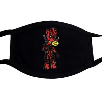 

The Avengers Groot Unisex Face Masks Black Casual Warm Winter Fashion Print Mouth-Muffle Washable Mask Dustproof Mask