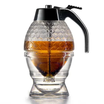 

Kettle Holder Storage Pot Syrup Dispenser Acrylic Portable Squeeze Bottle Container Cup Jar Drip Honey Juice Dispenser