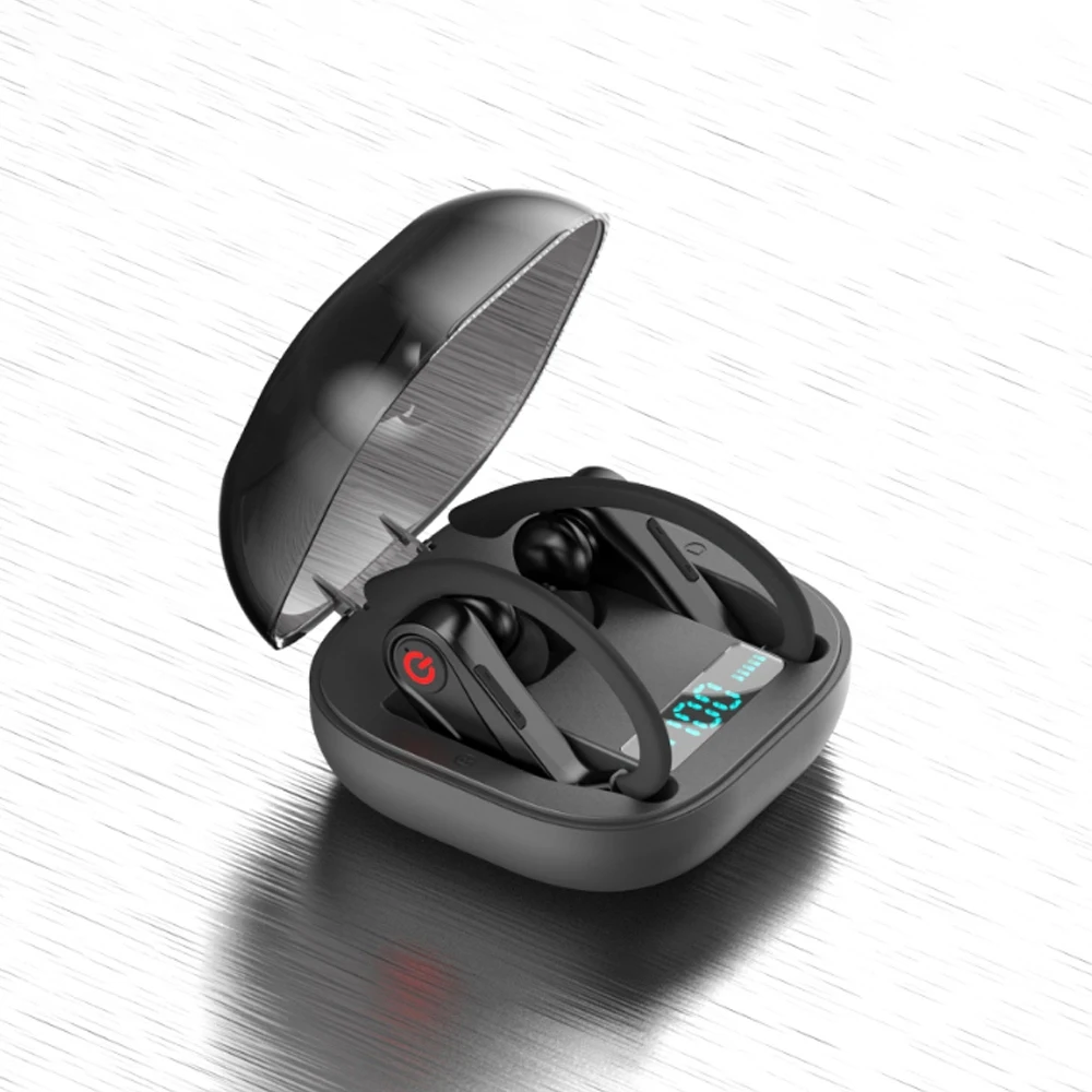 TWS Q62 HD стерео глубокие крючки на окуня наушники Bluetooth 5,0 Беспроводные наушники с шумоподавлением Спортивная гарнитура с микрофоном 60h время воспроизведения