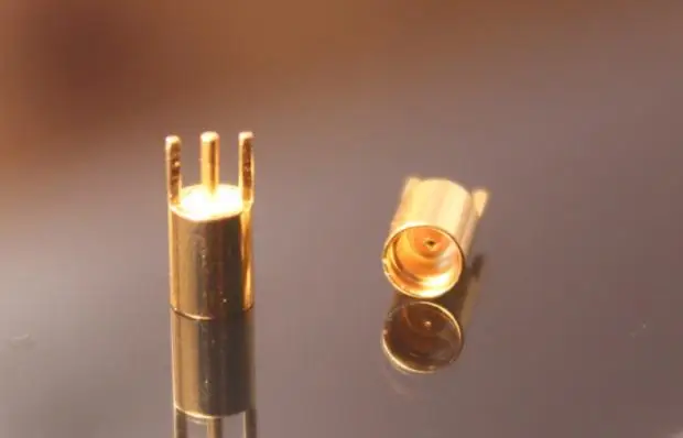 Shure Pin Plug-in типа DIY Круглый гнездовой разъем штекерного типа Mmcx оболочки специальный позолоченный женский голова Is1