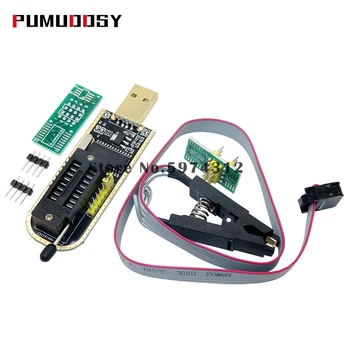

CH341A CH341 24 25 Series EEPROM Flash BIOS USB Programmer Module + SOIC8 SOP8 Test Clip For EEPROM 93CXX / 25CXX / 24CXX