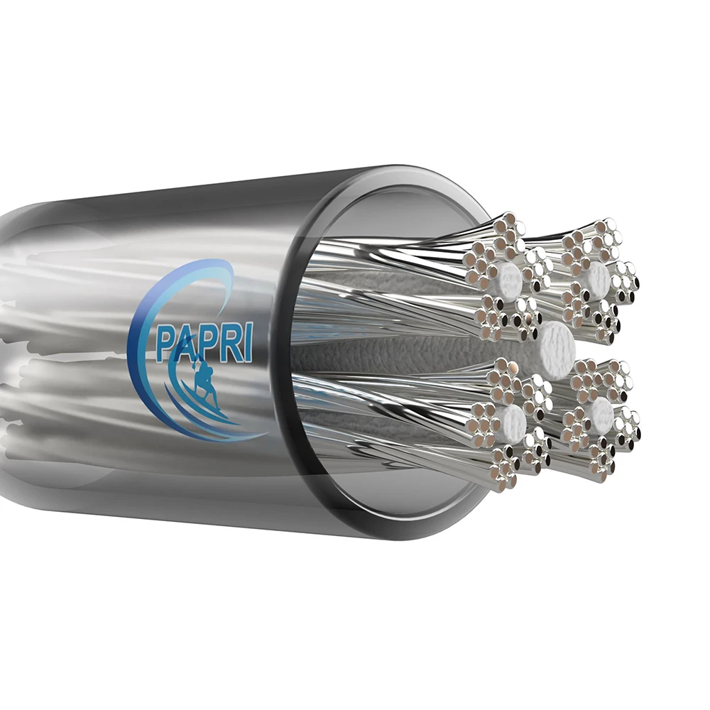 PAPRI Newest GXM 02 99 99999 7N Single crystal copper Silver plated Headphone Cable Signal Cable Audio Wire Amplifier Aux AWG21
