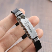 Stainless Steel Engravable Medical Alert Id Bracelets 3