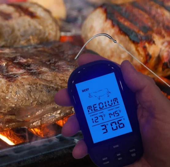 

TS-BN52 Wireless Barbecue Thermometer Barbecue Kitchen Food Thermometer Timer Kitchen Outdoor Burning