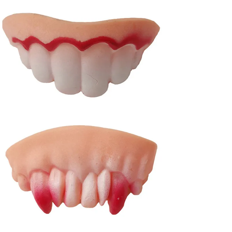 Wacky Dentures Хэллоуин 10 шт. уродливые поддельные зубы костюм вечерние смешной подарок новинка забавная игрушка 30AG02