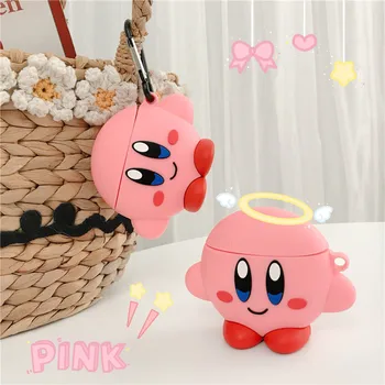 

For AirPod 1 2 Case 3D Kirby Cartoon Soft Silicone Wireless Earphone Cases For Apple Airpods Case Cute Cover Funda MNL1