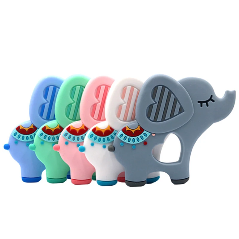 Безопасный Прорезыватель для малышей животное слон младенец сделай сам кольцо