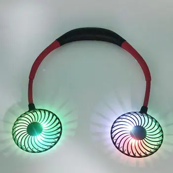 

Portable sports fan creative hanging neck carrying neck outdoor wearable lazy fan Hanging neck 4th generation sports fan