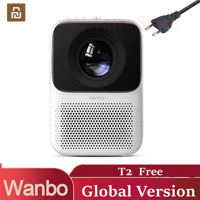 XIAOMI WANBO T2 MAX T2 FREE Projector 1080P Vertical Correction Portable  Home Theater Projector