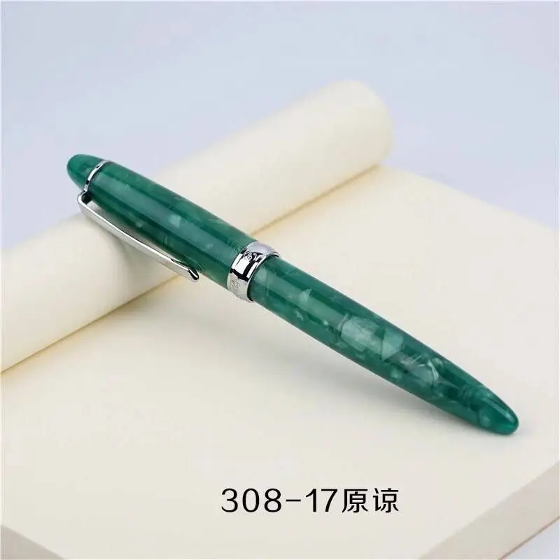 Penbbs 308 прозрачный фонтан акриловое перо калиграфия M 0,5 мм перо смолы искусство Пишущие принадлежности