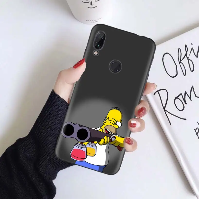 Чехол Homer J. Simpson для Xiao mi Red mi Note 7 8 K20 7S 7A 6 6A Pro S2 5 mi Play 9T CC9 E A1 A2 Lite F1 мягкий чехол для телефона