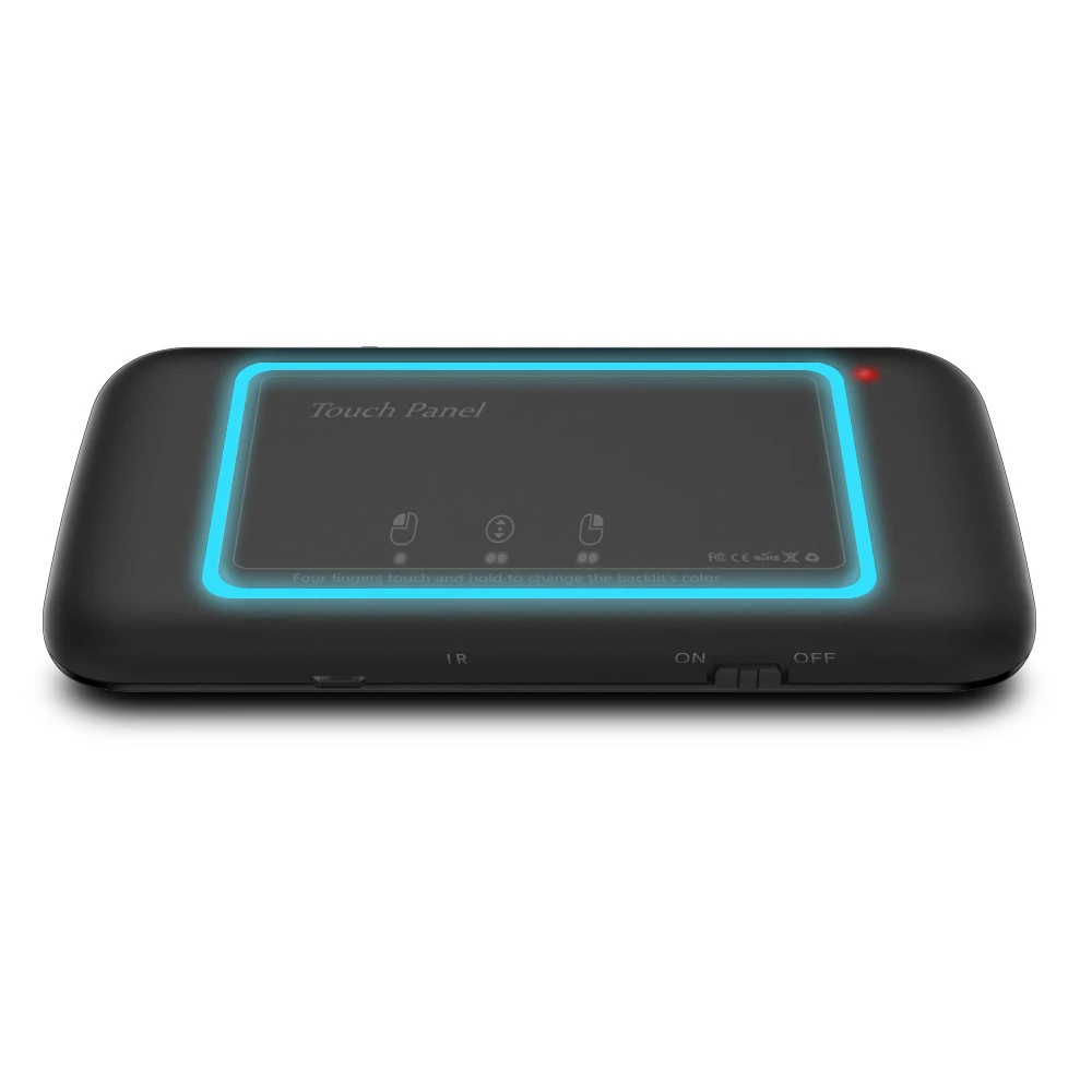 H20 мини беспроводная клавиатура подсветка Сенсорная панель Air mouse IR наклоняющийся пульт дистанционного управления для Andorid BOX Smart tv Windows PK H18 Plus