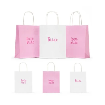 

1pc Wedding Decoration Team Bride To Be Gift Bag Packing Bridal Shower Hen Party Decoration Bridesmaid Gift Bachelorette Party-S