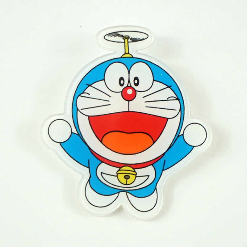 Мечта робот Брошь прекрасный маленький Jingle значок Япония мультфильм Doraemon синий толстый костюм плитки слова булавка аксессуары для одежды - Цвет: XZ1408