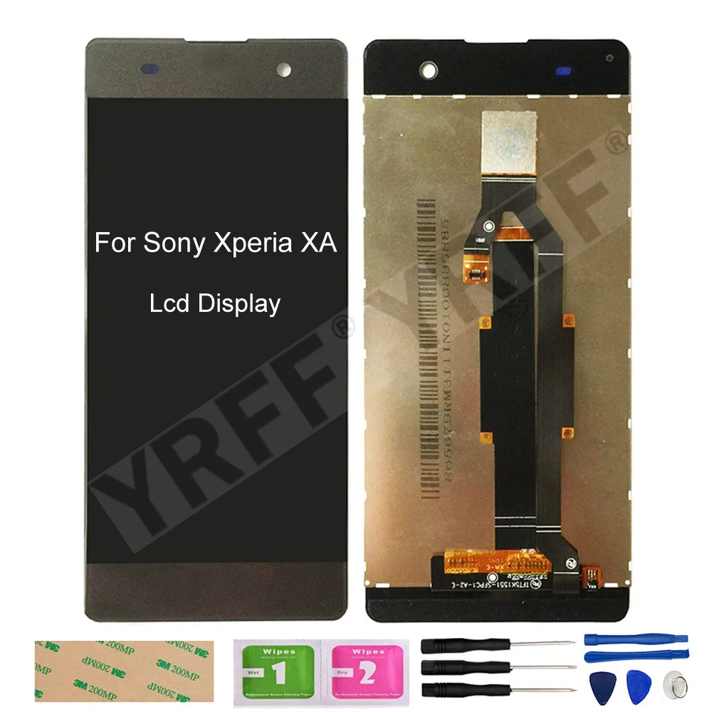 ЖК-дисплей для Sony Xperia XA F3111 F3113 F3115 сенсорный экран с цифровым преобразователем