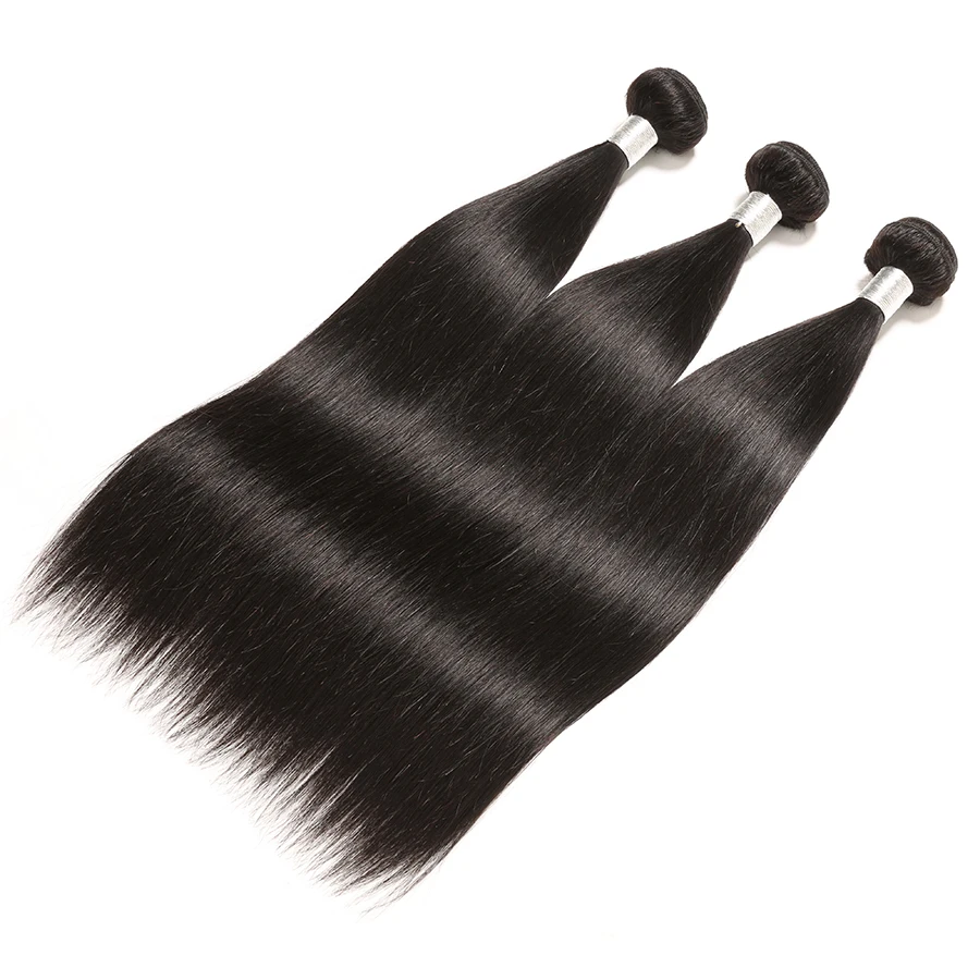 Малайзийские волосы пучки RUIYU remy волосы для наращивания прямые волосы пучки человеческие волосы пучки натуральный цвет 3 4 шт