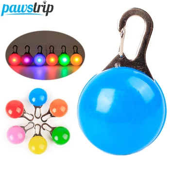 

1pc Pet Collar Pendant LED Dog Collar Night Light Pendant Puppy Security Luminous Glowing Pendant Collar For Dogs Walking Leads