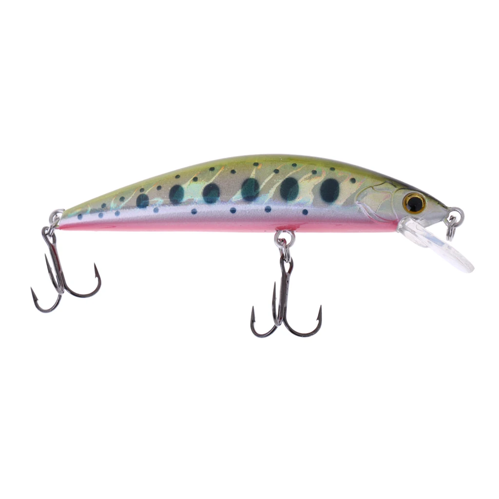 Minnow Hard Lure 65mm/5g Sinking Fishing Lures with VMC Hooks Baits Crankbaits Wobblers