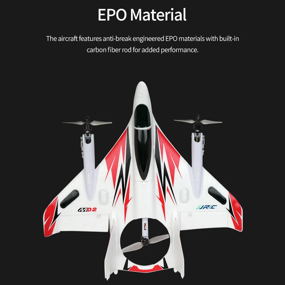 JJRC MO2 2,4G 6CH 3D/6G RC самолет бесщеточный мульти-мотор вертикальный взлет открытый трюк светодиодный RC планер с фиксированным крылом