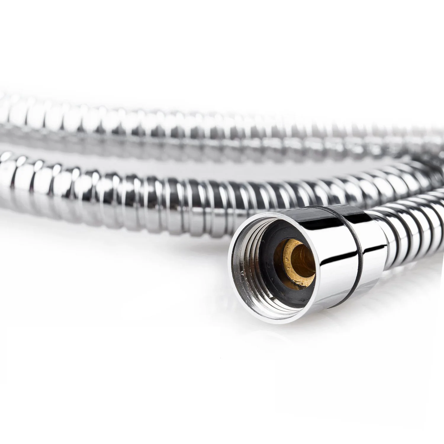 Amazon Europe And America Day 1.5-2 M Hose Cold Shower High Pressure Pipe Copper Cap Stainless Steel Electroplated Double-lock H