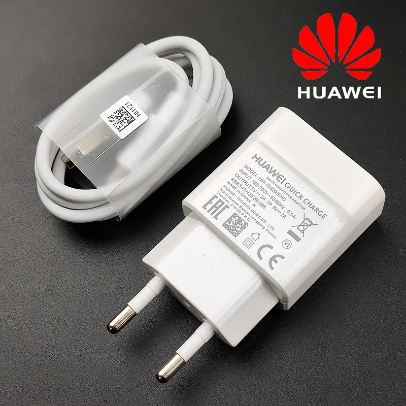 Оригинальное зарядное устройство Huawei P30 Lite быстрая зарядка 9 В/2 А адаптер питания