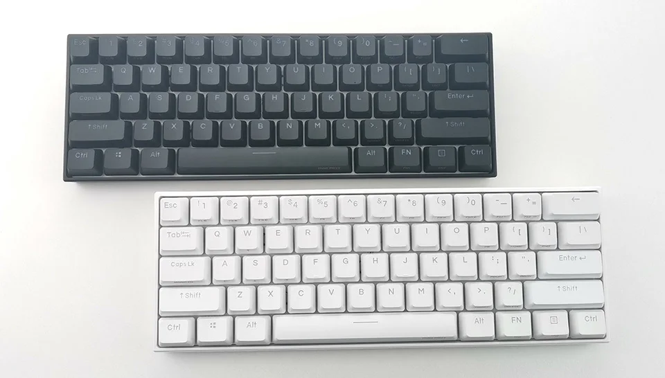 Anne Pro 2 Мини Портативная 60% механическая клавиатура Беспроводная Bluetooth 5,0 Двухрежимная Проводная Rgb подсветка Cherry Gateron Kailh Mx