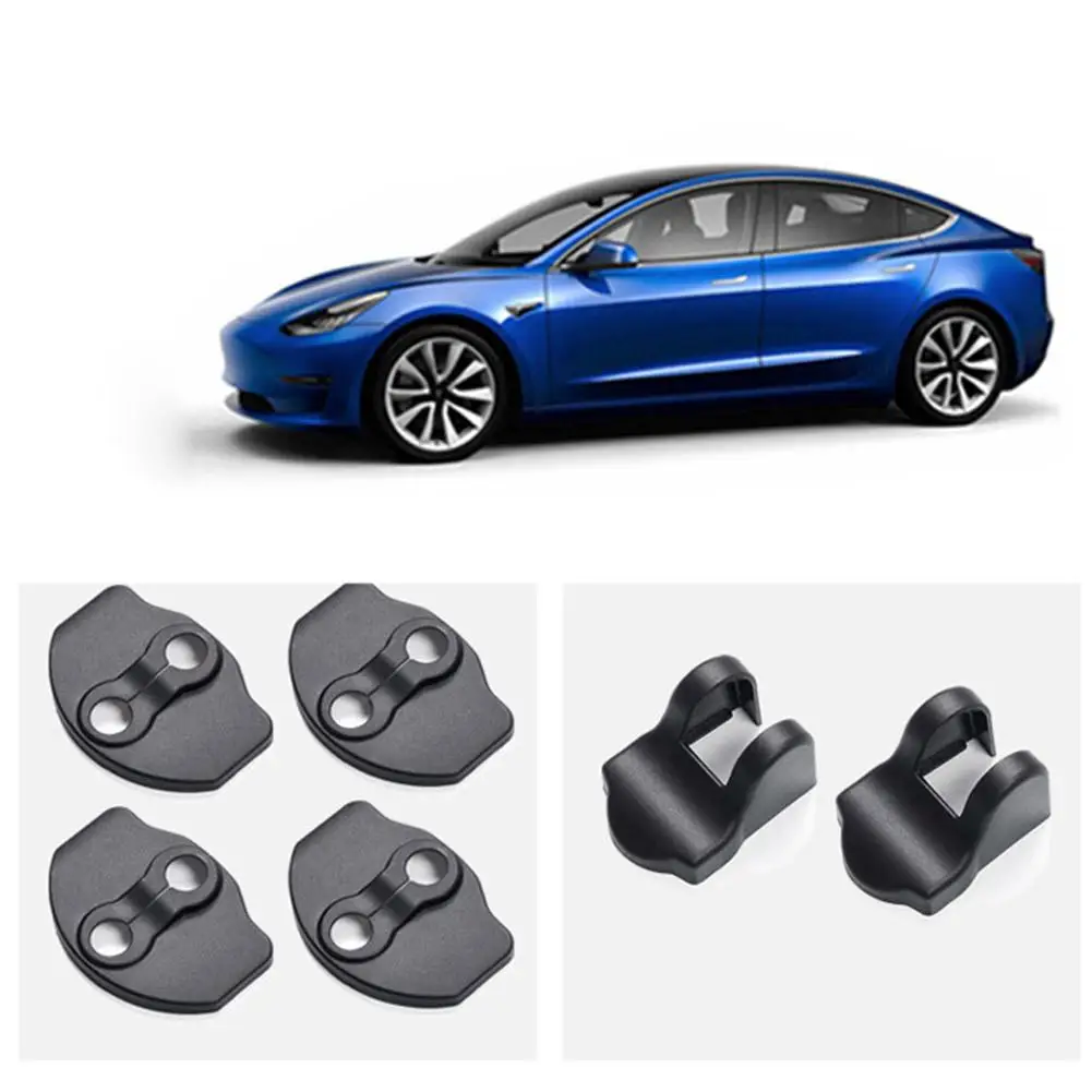 Car Door Lock Cover For Tesla Model 3 Car Door Lock Cover Abs