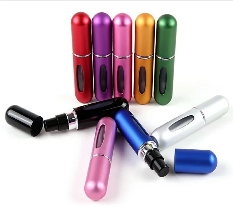 

Perfume Bottle Atomizer Aluminum Atomizer Portable Travel Cosmetic Container Perfume Bottle Spray Container