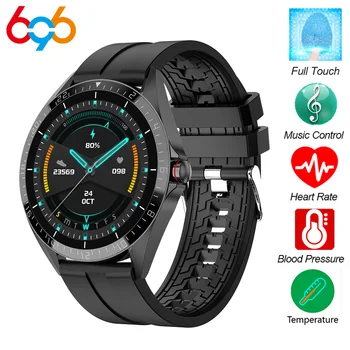 

GW16T Smart Watch Women Men Body Temperature Heart Rate Blood Pressure Oxygen Monitor Watch Weather Display bluetooth Smartwatch