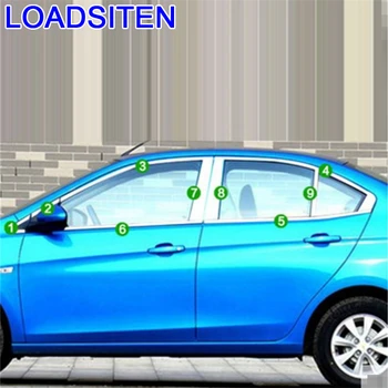 

Car Automovil Chromium Decorative Window Door Exterior Protecter Covers Sticker Strip Accessory 15 16 17 18 FOR Chevrolet Sail