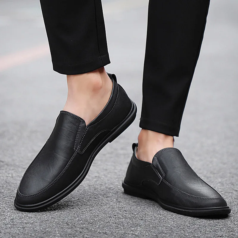 Spring Autumn Men Shoes Breathable Mens Loafers Low Casual Men's ...