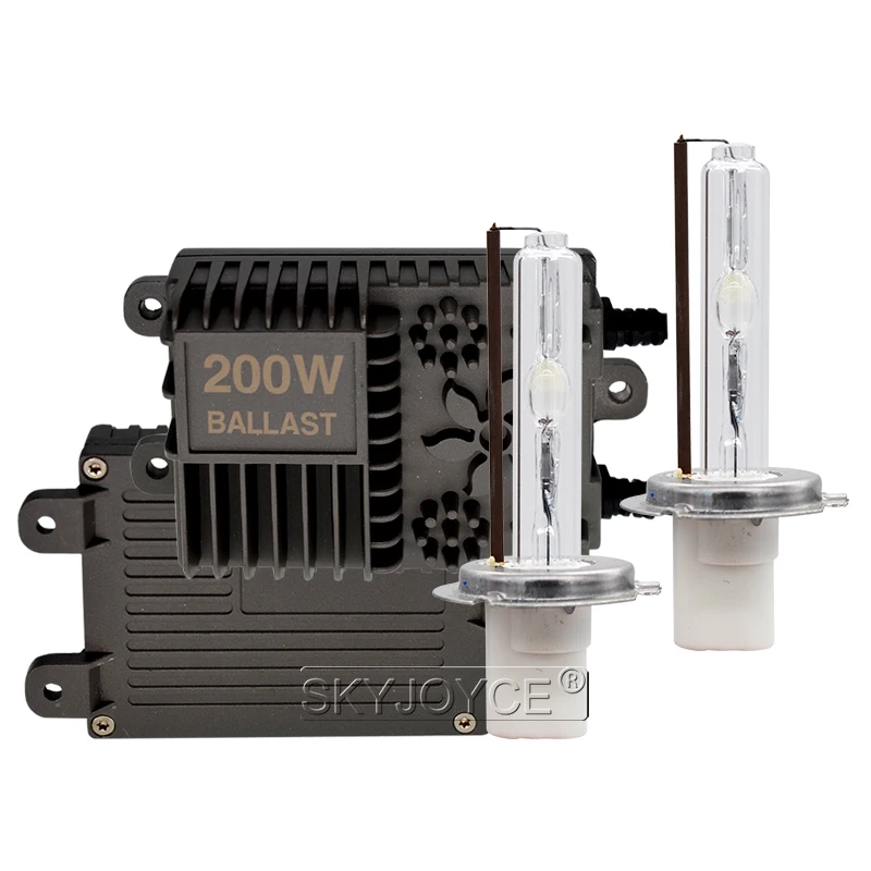 SKYJOYCE 200W Xenon Kit Car Light HID Conversion Ballast H1 H3 H7 H8 H11 HB3 HB4 Ceramic Car Headlight Xenon Bulb 4300K-8000K