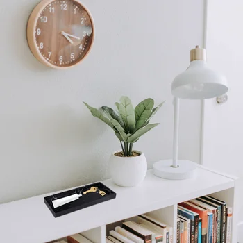 

1pc Tray Multifunctional Fashionable Simple Durable Elegant Practical Dish Tray for Hotel Bedroom