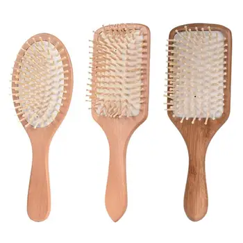 

1PC Hair Care Brush Professional Wooden Spa Massage Comb Hair Loss Massage Hairbrush Head Promote Blood Circulation