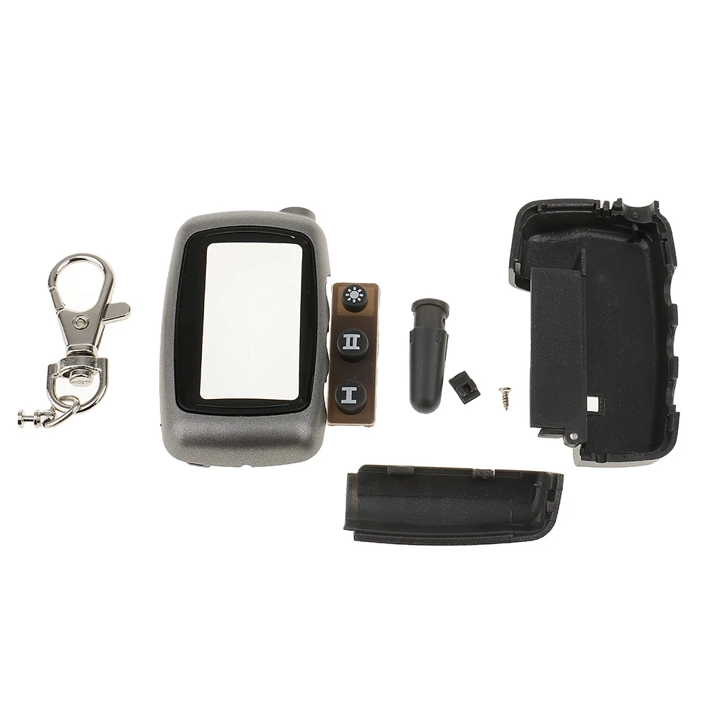  2Way   Alarm   System   Key   Case   Cover   for   StarLine   A9   A6   LCD   Remote   Controller 