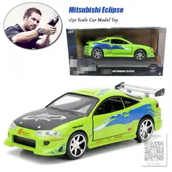 JADA 1/32 масштабная модель автомобиля игрушки 1995 Mitsubishi Eclipse автомобиль из литого металла модель игрушки для подарка, детей, коллекция