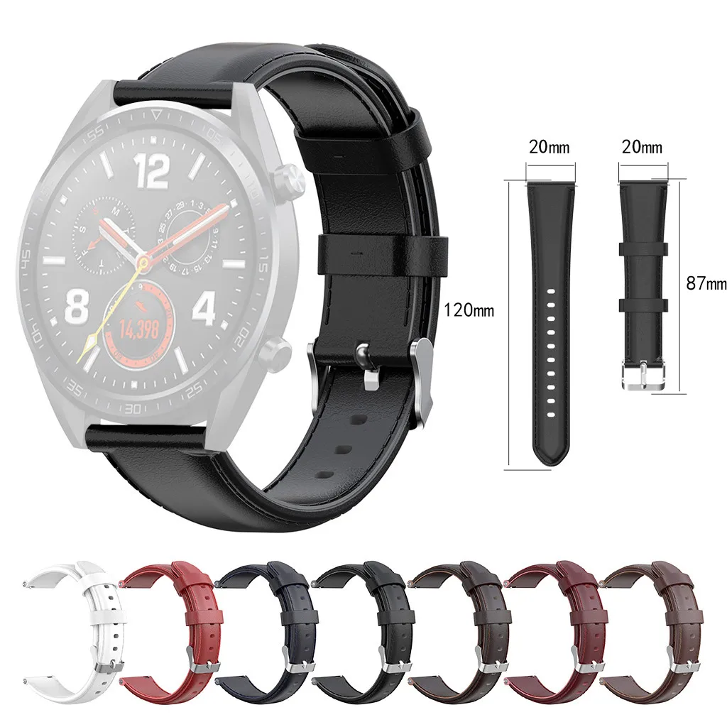 Кожа Замена Пряжка для ремешков наручных часов Ремешок Для huawei Watch GT 42 мм ремешок для часов фитнес-трекер# G20