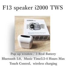 F13 Динамик i2000 наушники-вкладыши TWS с AP 2 1:1 Реплика 8D супер бас наушники беспроводные наушники bluetooth PK i200 i500 i1000 i3000 наушники-вкладыши TWS