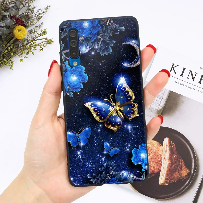 OO17 Чехол для samsung A50 A10 A20 A20e A30 A40 A70 чехол силиконовый мягкий чехол Яркий глянцевый чехол - Цвет: OO17