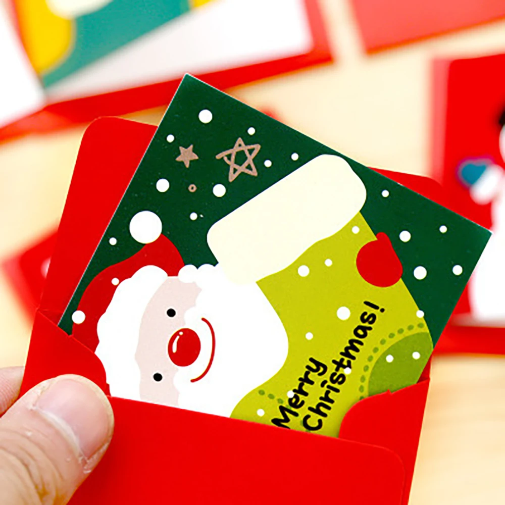  Lychee Life Christmas Greeting Card Gifts Santa Claus Card Party Cards Invitations Greeting Cards - 4.00017E+12
