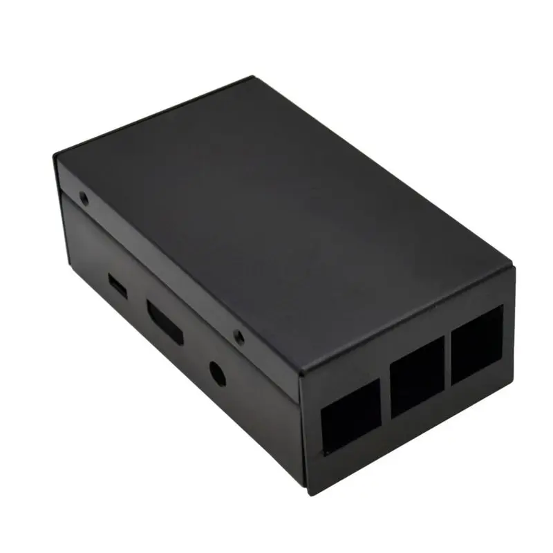 Алюминиевый чехол металлический корпус для Raspberry Pi Модель 3B/3B+/2B/2B+ комплект