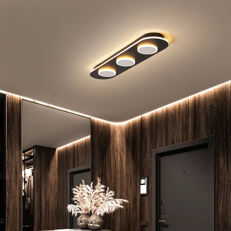 

Modern LED Ceiling Lights for Cloakroom Aisle Corridor Porch Foyer Balcony Lustre Strip Ceiling Lamp Lighting Fixture
