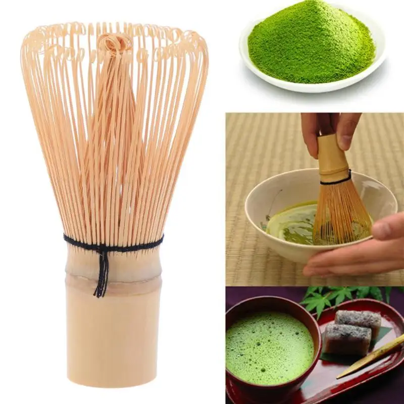

VKTECH 1PC Bamboo Japanese Style Powder Whisk Green Tea Preparing Matcha Brush Useful Brush Tool Kitchen Accessories Hot Sale